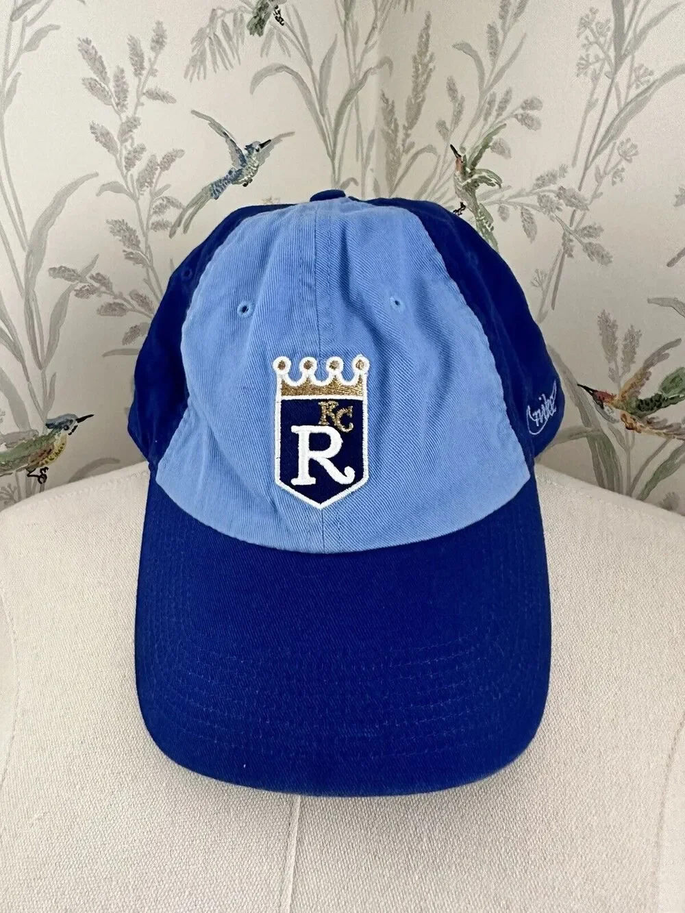 Vintage Kansas City Royals Hat Cap Strap Back Blue Adjustable Baseball MLB Nike